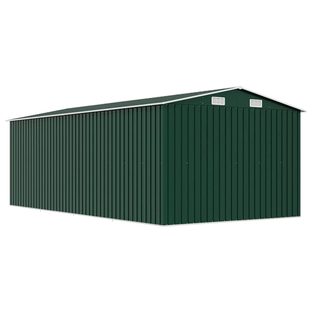 haveskur 257x489x181 cm metal grøn