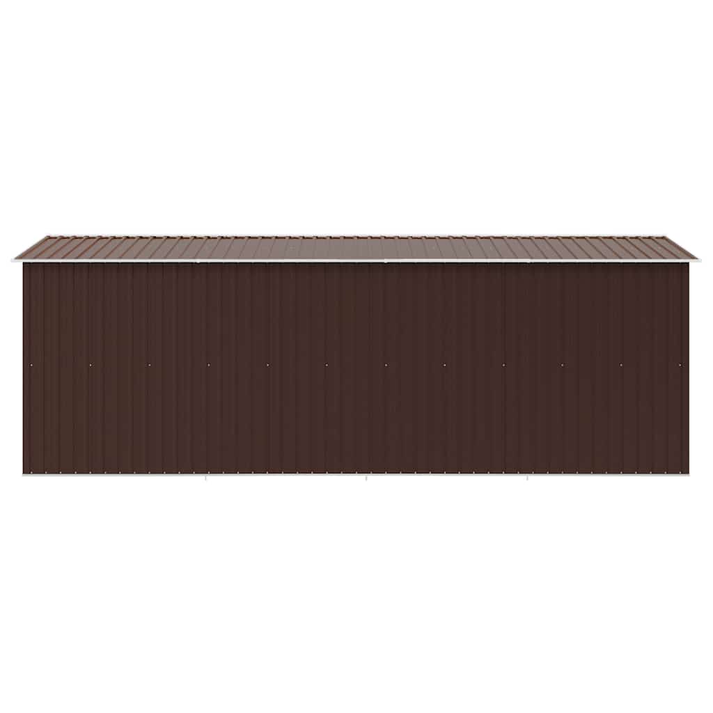 haveskur 257x489x181 cm metal brun
