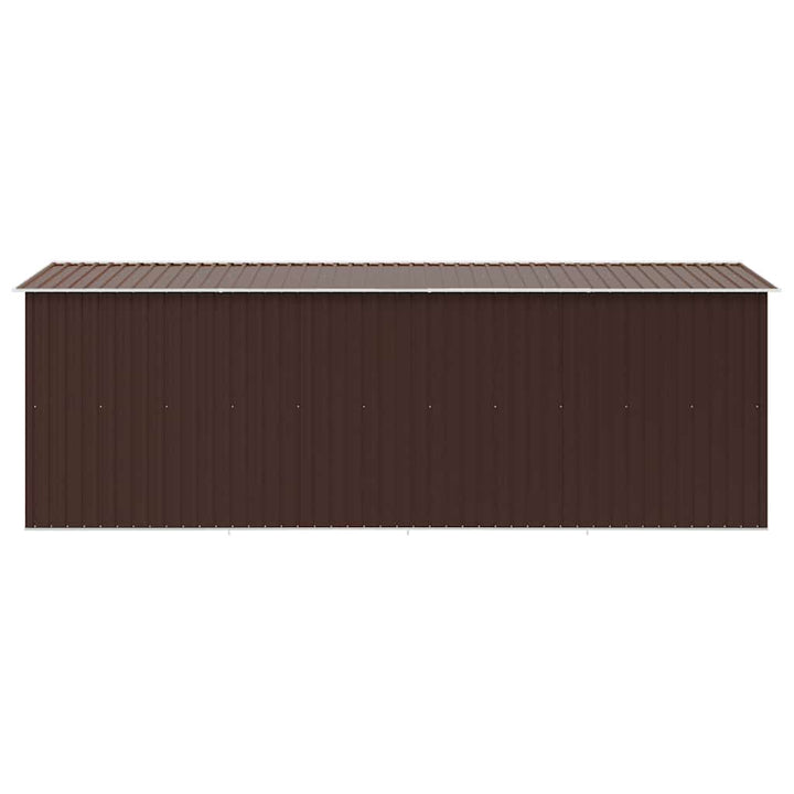 haveskur 257x489x181 cm metal brun