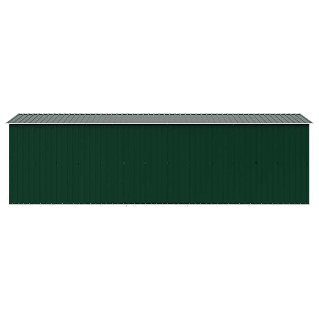 haveskur 257x580x181 cm metal grøn
