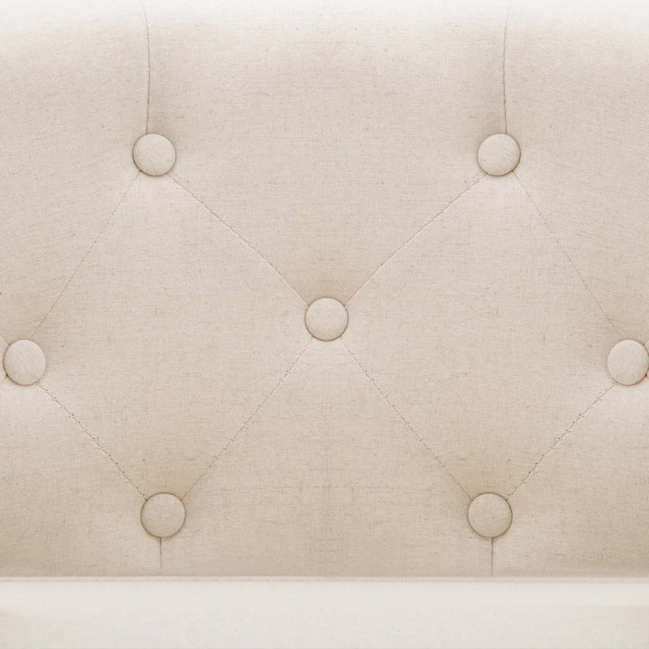 lænestol stof beige