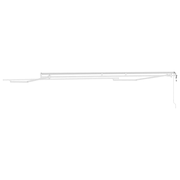 Markiseramme Hvid 400 × 300 cm Aluminium