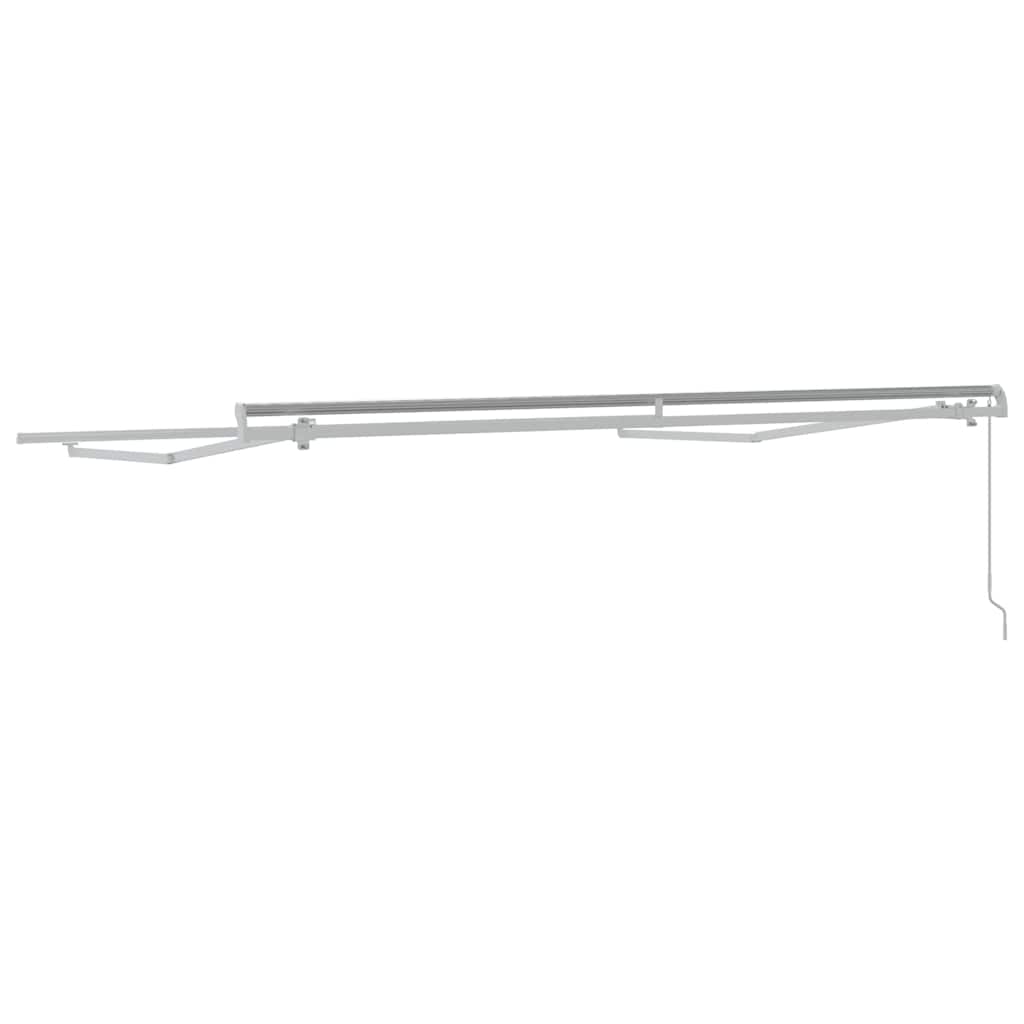 Markiseramme Hvid 350 x 250 cm Aluminium