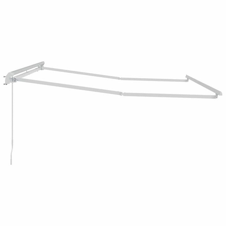 Markiseramme Hvid 350 x 250 cm Aluminium