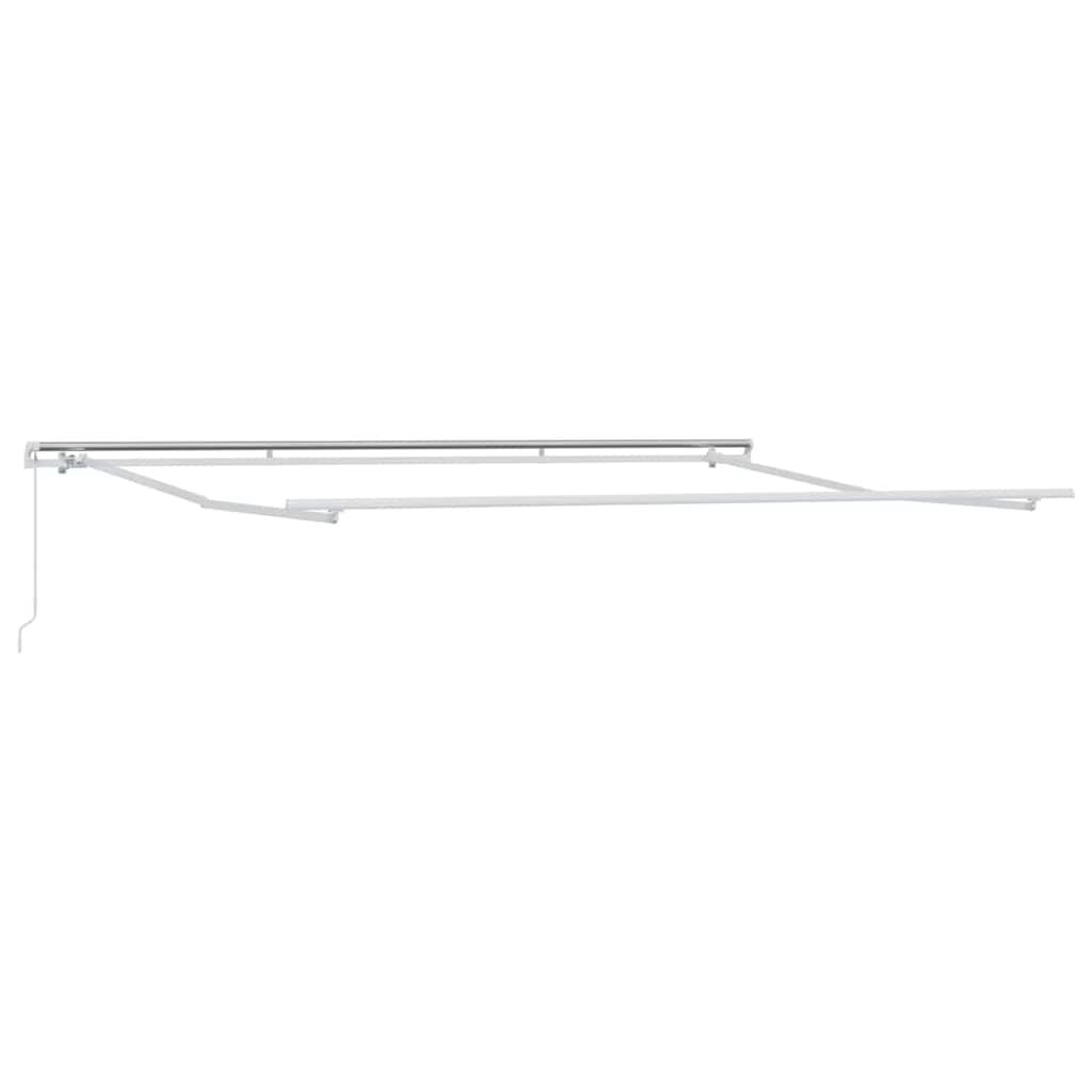Markiseramme Hvid 450 × 300 cm Aluminium