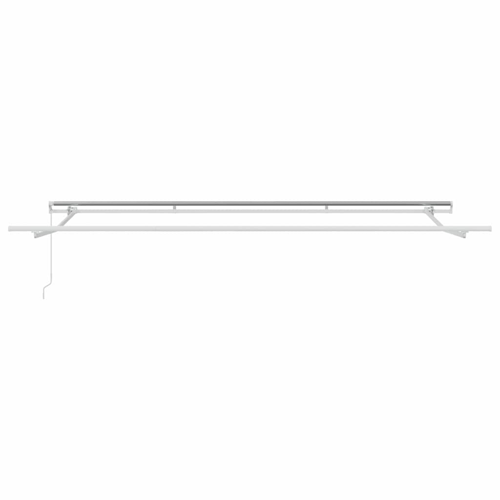 Markiseramme Hvid 450 × 300 cm Aluminium