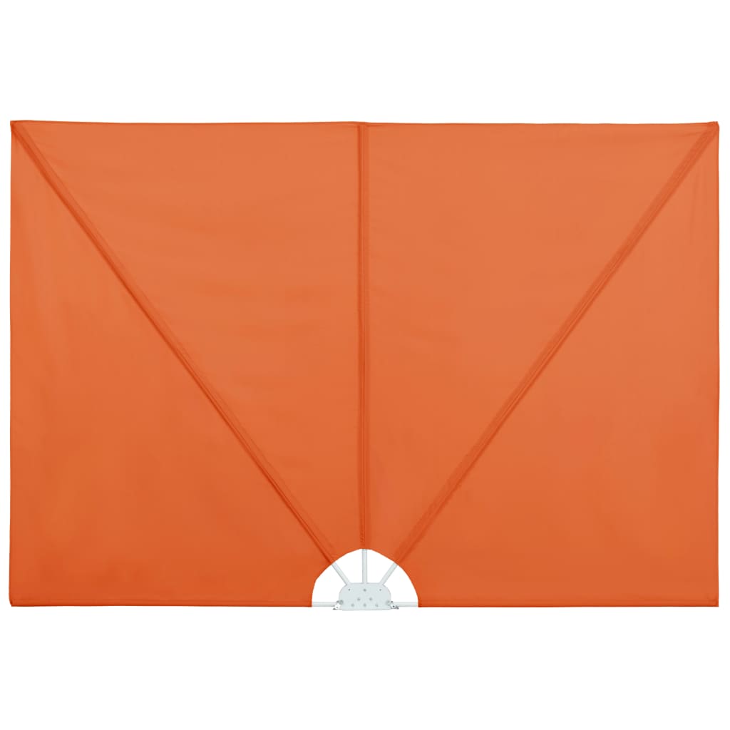 sammenklappelig sidemarkise til terrasse terracotta 240 x 160 cm