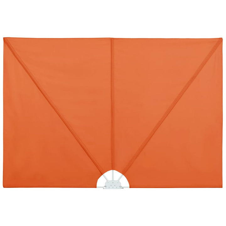 sammenklappelig sidemarkise til terrasse terracotta 300 x 150 cm
