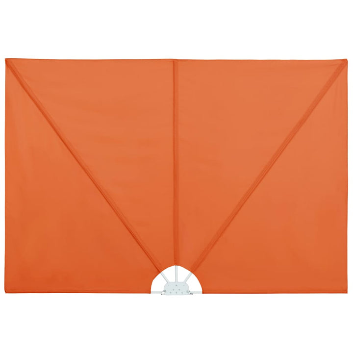 sammenklappelig sidemarkise til terrasse terracotta 400 x 200 cm