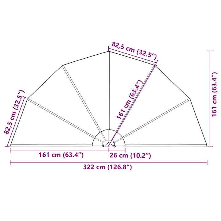 sammenklappelig sidemarkise til terrasse grå 160 cm