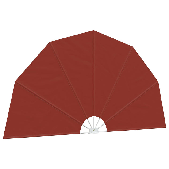 sammenklappelig sidemarkise til terrasse terracotta 200 cm