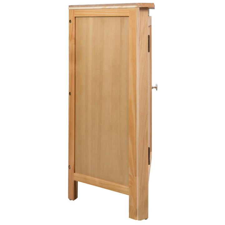 hjørneskab 59 x 45 x 80 cm massivt egetræ