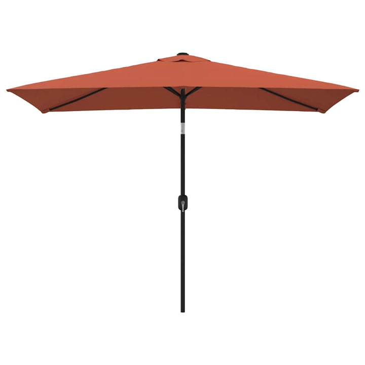 parasol 300x200 cm metalstang terrakotta