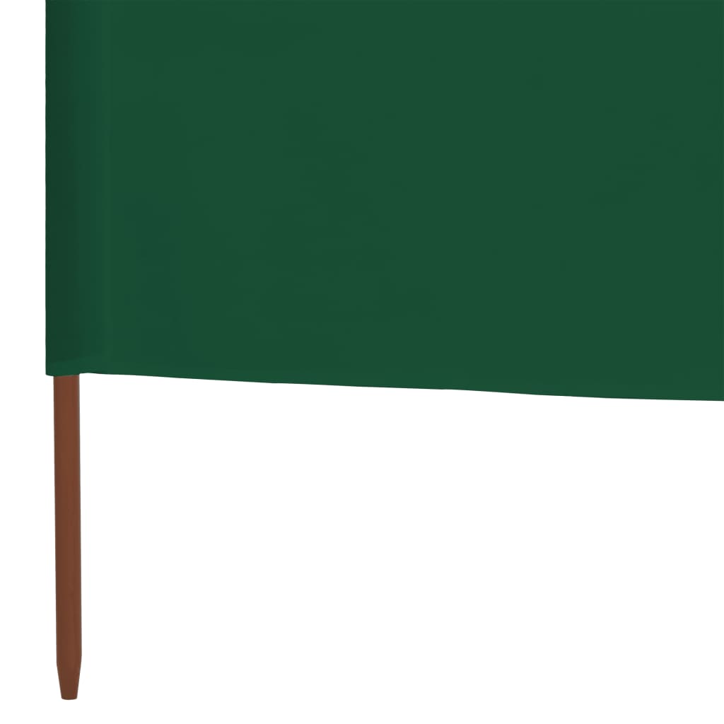 3-panels læsejl stof 400 x 120 cm grøn