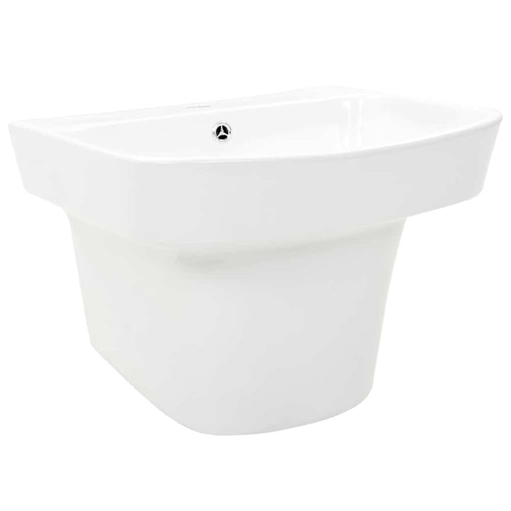Vask Hvid 50 x 45 x 41 cm Glaseret Keramik