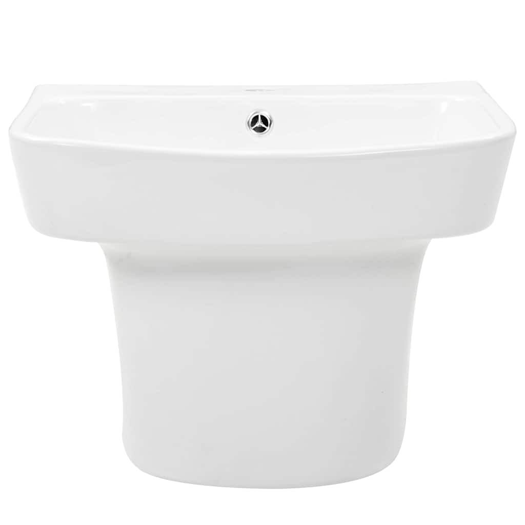 Vask Hvid 50 x 45 x 41 cm Glaseret Keramik
