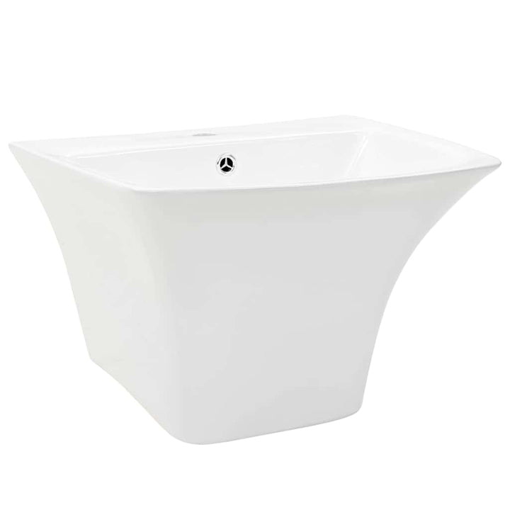 Vask Hvid 53 x 44 x 37 cm Glaseret Keramik