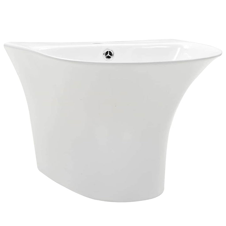 Vask Hvid 47 x 45 x 37 cm Glaseret Keramik
