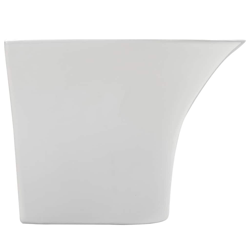 Vask Hvid 47 x 45 x 37 cm Glaseret Keramik