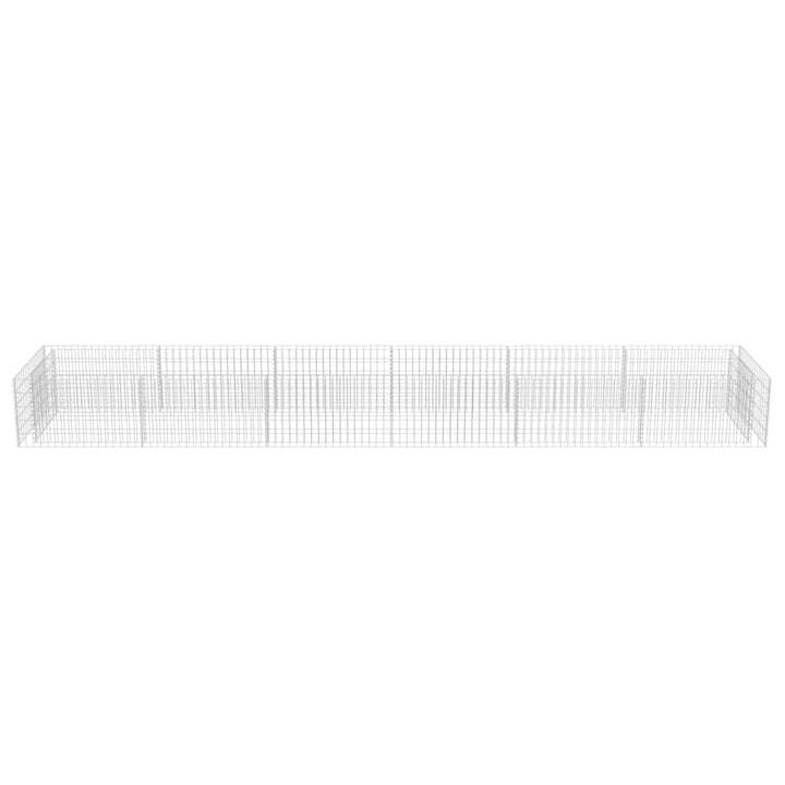 gabion-højbed 540x90x50 cm galvaniseret stål