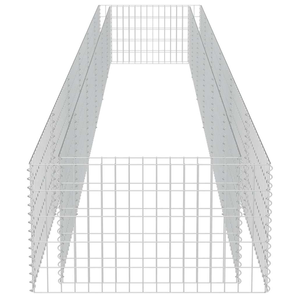 gabion-højbed 540x90x50 cm galvaniseret stål