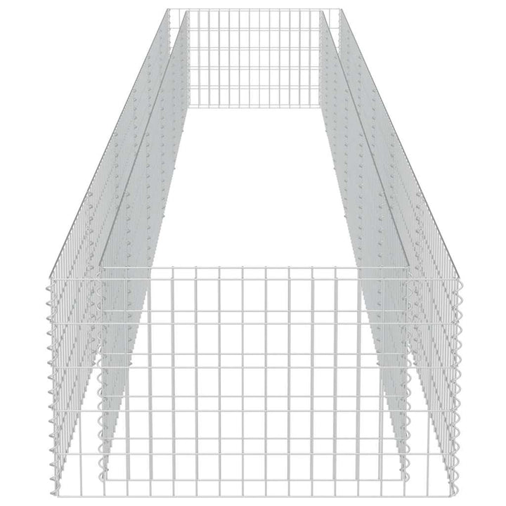gabion-højbed 540x90x50 cm galvaniseret stål