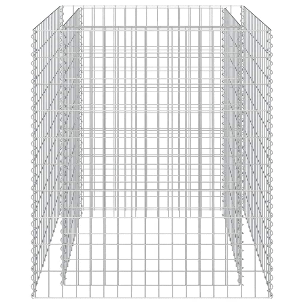 gabion-højbed 90x90x100 cm galvaniseret stål