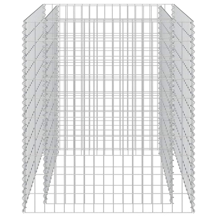 gabion-højbed 90x90x100 cm galvaniseret stål
