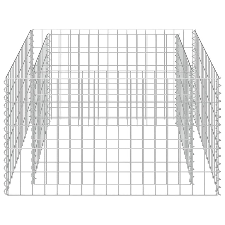 gabion-højbed 90x90x50 cm galvaniseret stål