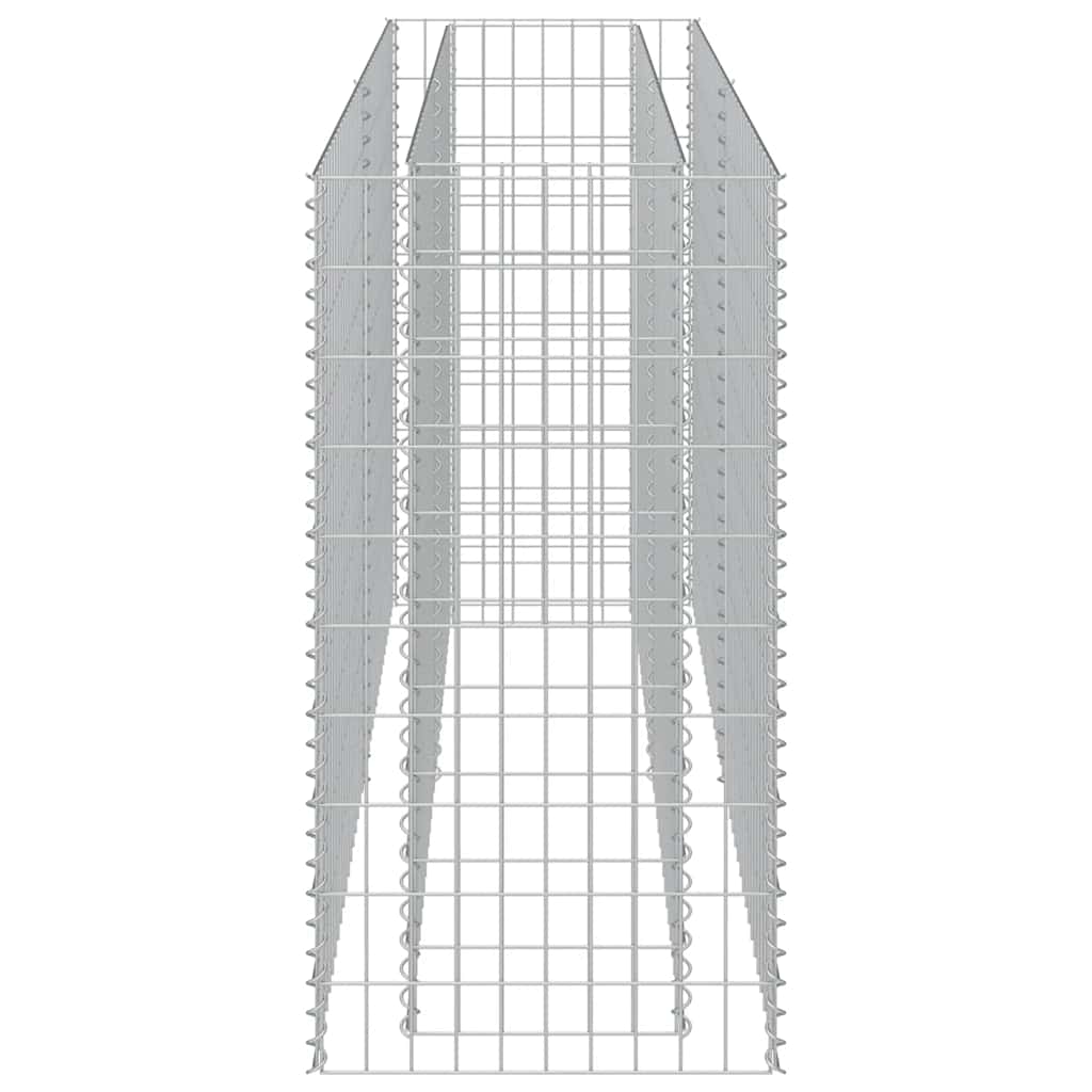 gabion-højbed 180x50x100 cm galvaniseret stål