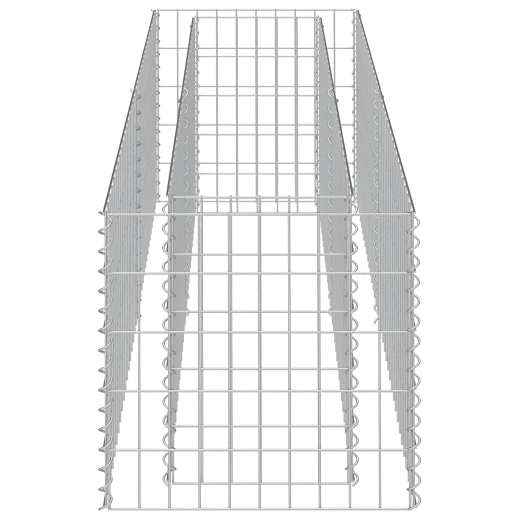 gabion-højbed 180x50x50 cm galvaniseret stål