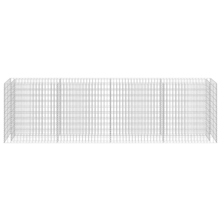 gabion-højbed 360x50x100 cm galvaniseret stål