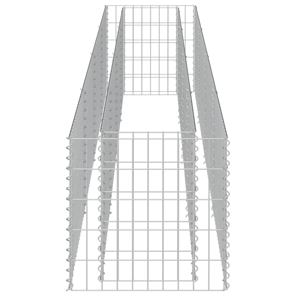 gabion-højbed 360x50x50 cm galvaniseret stål