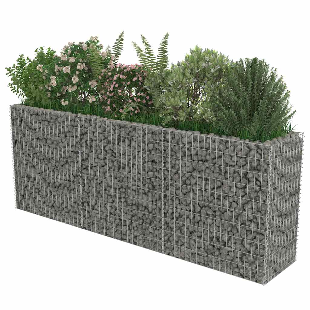 gabion-højbed 270x50x100 cm galvaniseret stål