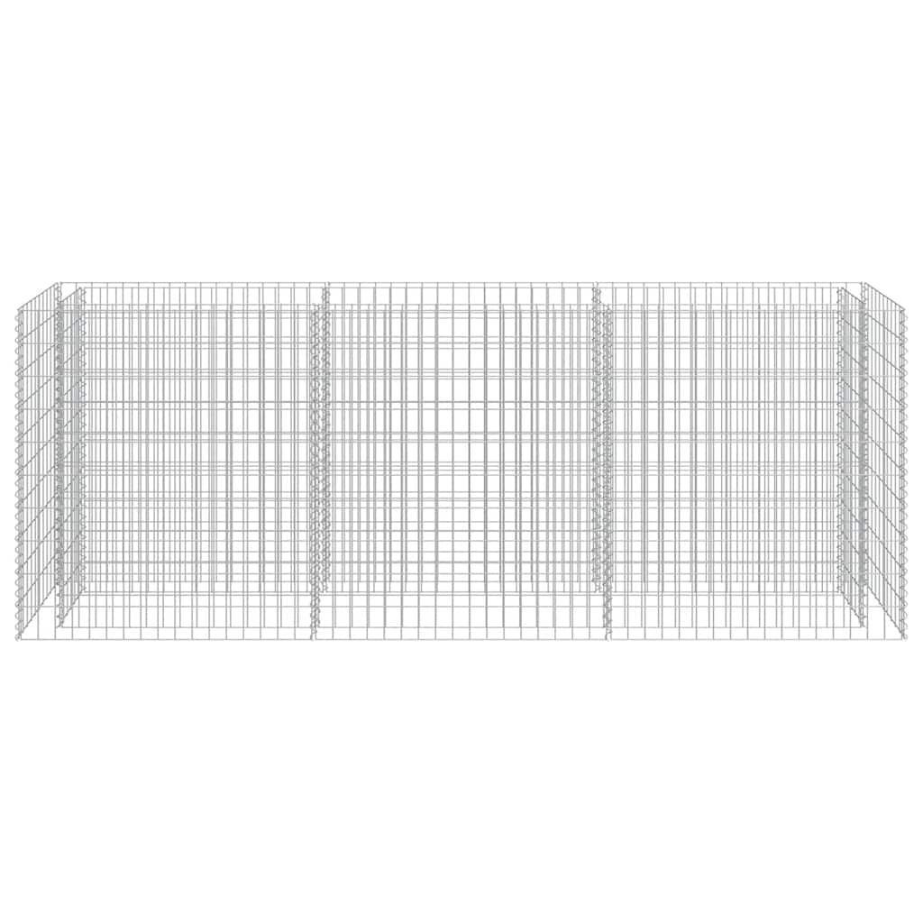 gabion-højbed 270x50x100 cm galvaniseret stål