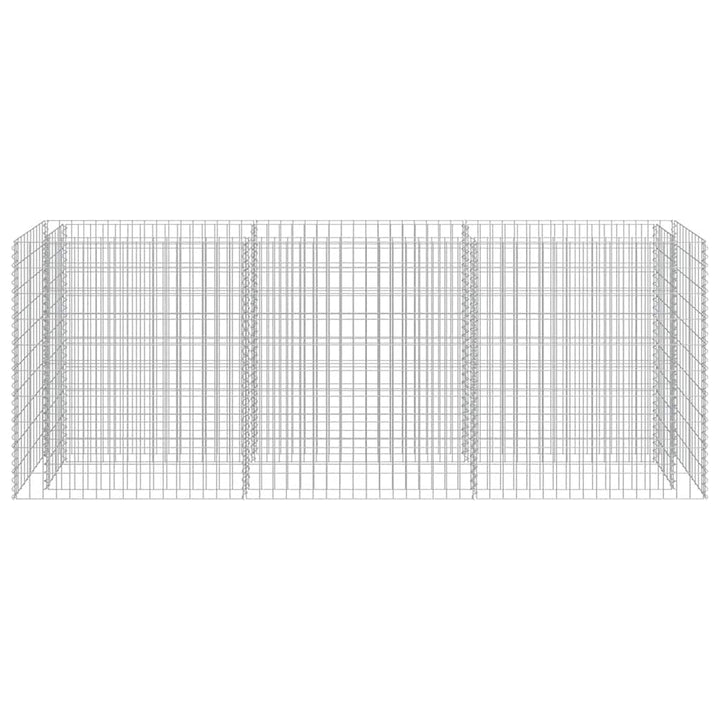 gabion-højbed 270x50x100 cm galvaniseret stål