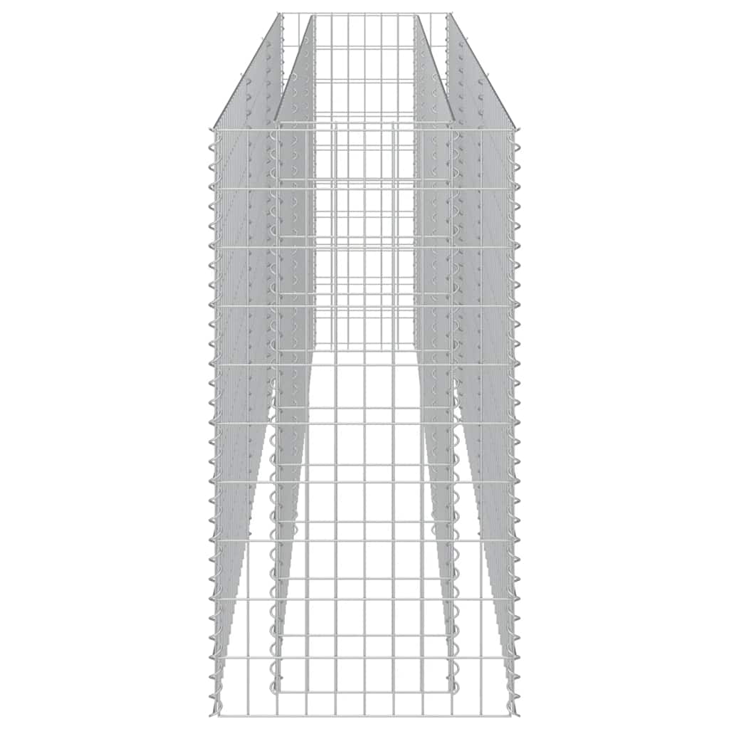 gabion-højbed 270x50x100 cm galvaniseret stål