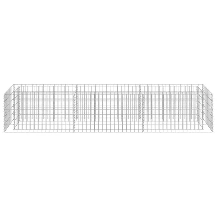 gabion-højbed 270x50x50 cm galvaniseret stål
