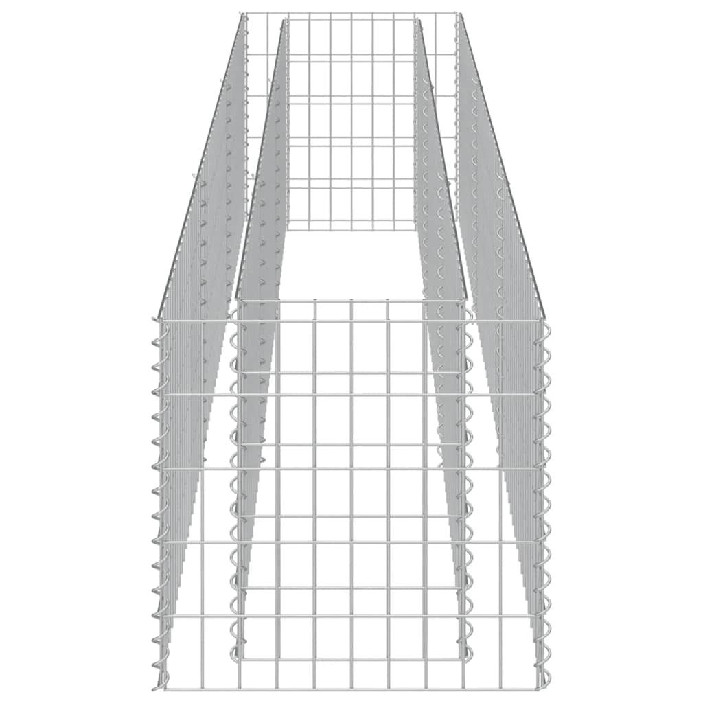 gabion-højbed 270x50x50 cm galvaniseret stål