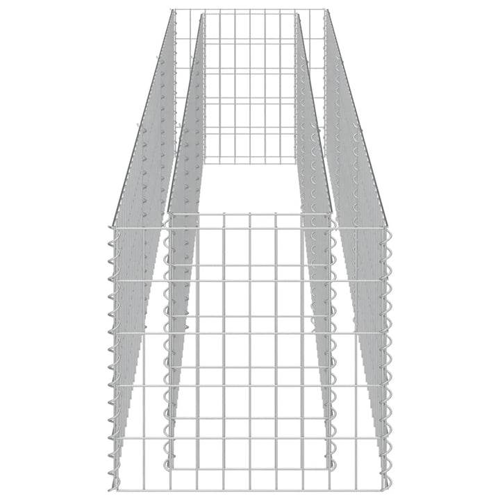 gabion-højbed 270x50x50 cm galvaniseret stål