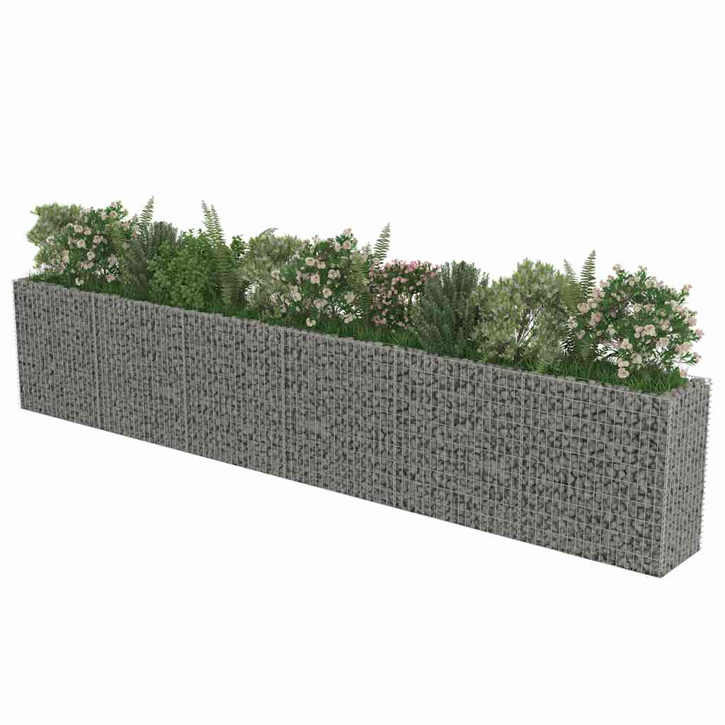 gabion-højbed 540x50x100 cm galvaniseret stål