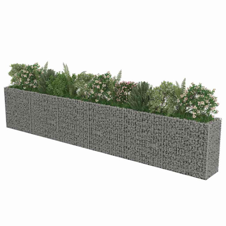 gabion-højbed 540x50x100 cm galvaniseret stål