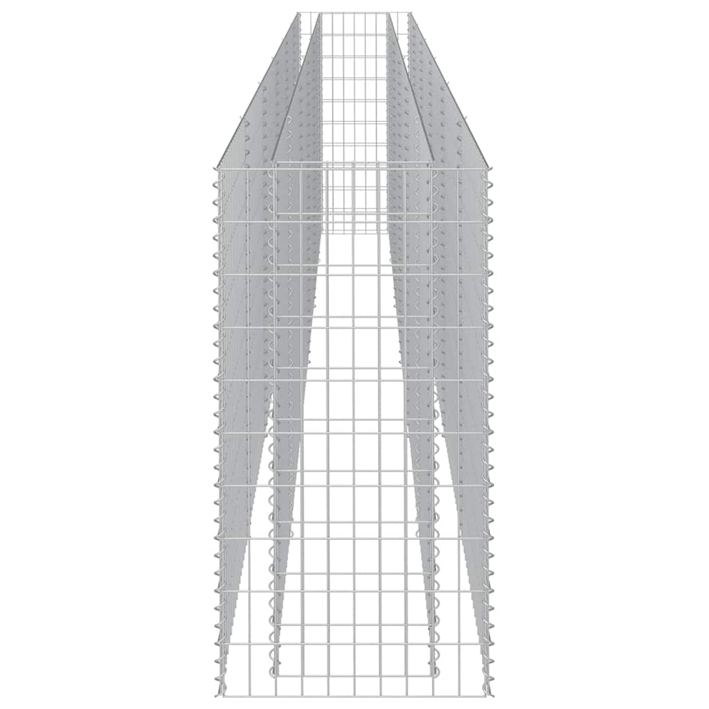 gabion-højbed 540x50x100 cm galvaniseret stål