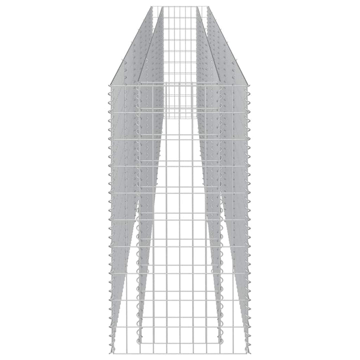 gabion-højbed 540x50x100 cm galvaniseret stål