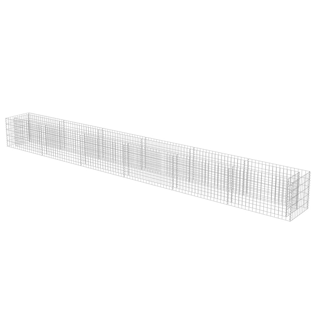 gabion-højbed 540x50x50 cm galvaniseret stål