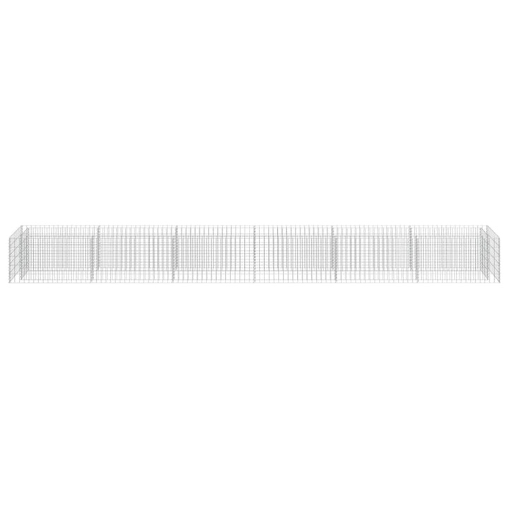 gabion-højbed 540x50x50 cm galvaniseret stål
