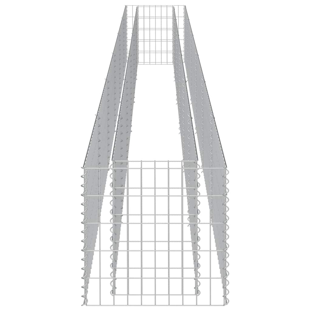 gabion-højbed 540x50x50 cm galvaniseret stål