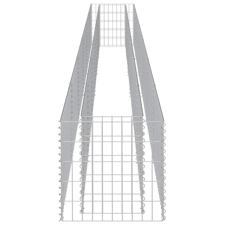 gabion-højbed 540x50x50 cm galvaniseret stål