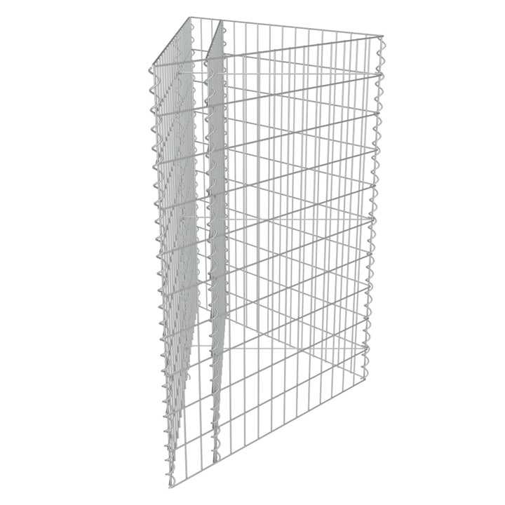 gabion-højbed 75x75x100 cm galvaniseret stål