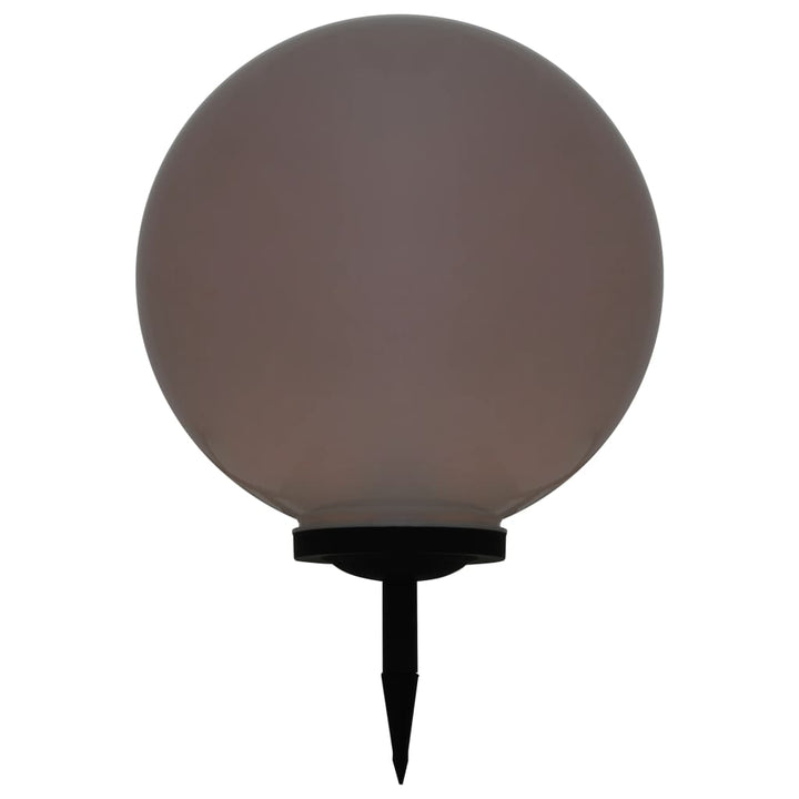 LED-solcellelampe 50 cm rund RGB-farver